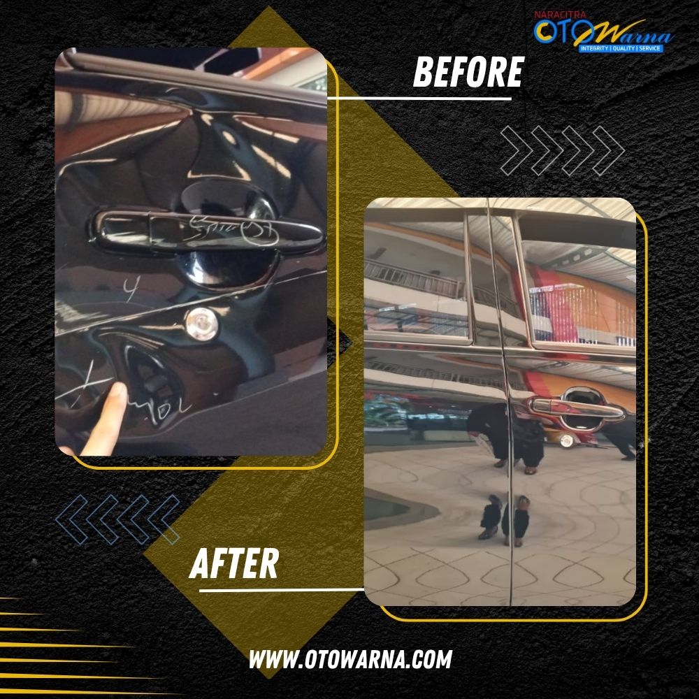 sebelum dan sesudah cat full body mobil otowarna